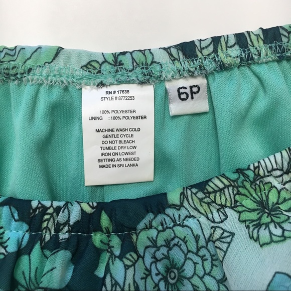 Miss Dorby 2-pc Floral Skirt Suit, sz 6P - Picture 5 of 7